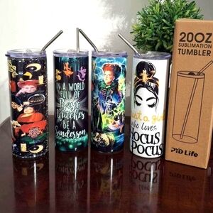 4 Hocus Pocus tumblers